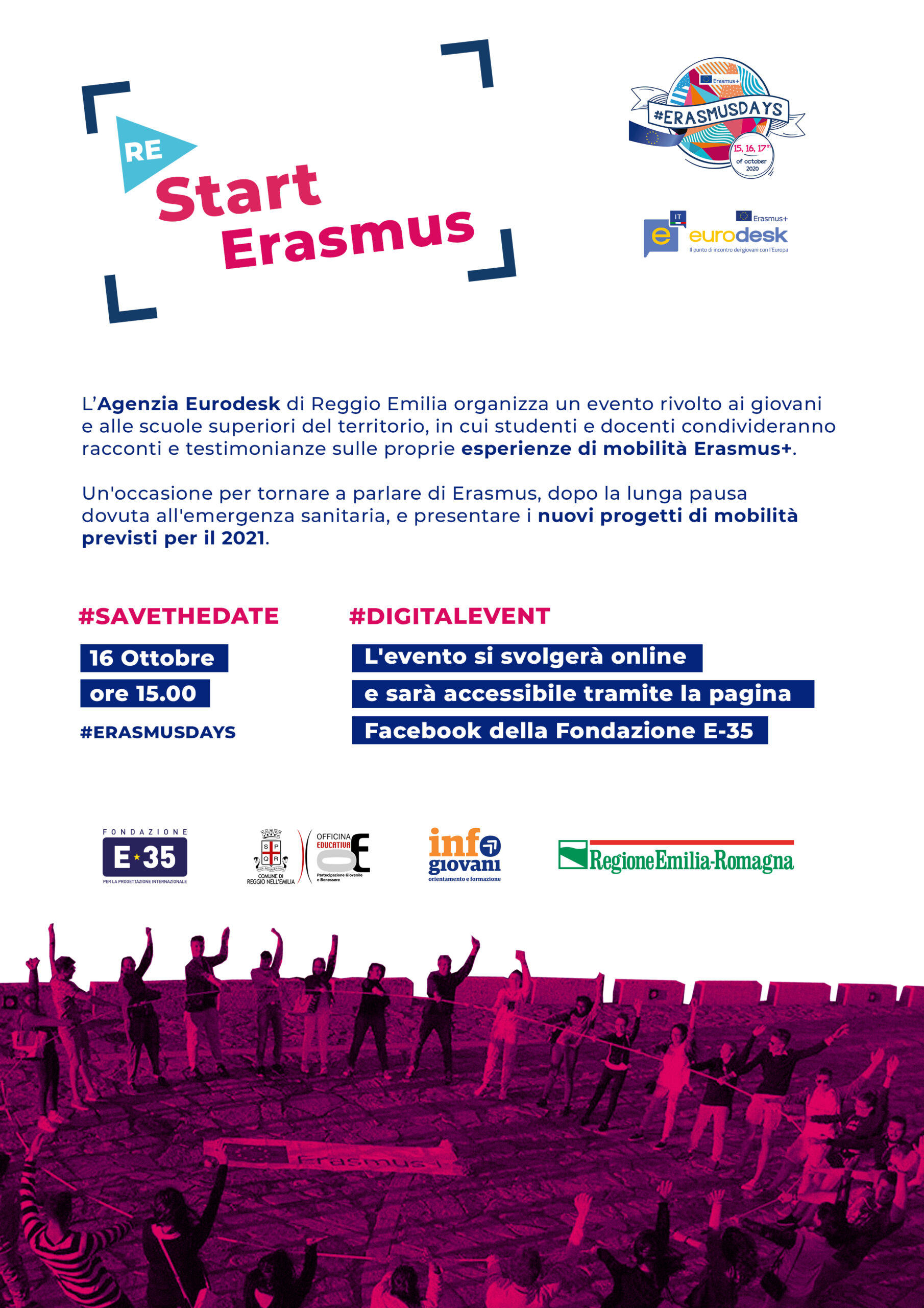 #erasmusdays: il 16/10 collegati con Euro Desk